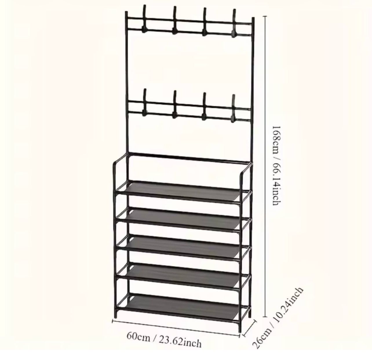 Reinforced 5-Tier Vertical Organizer