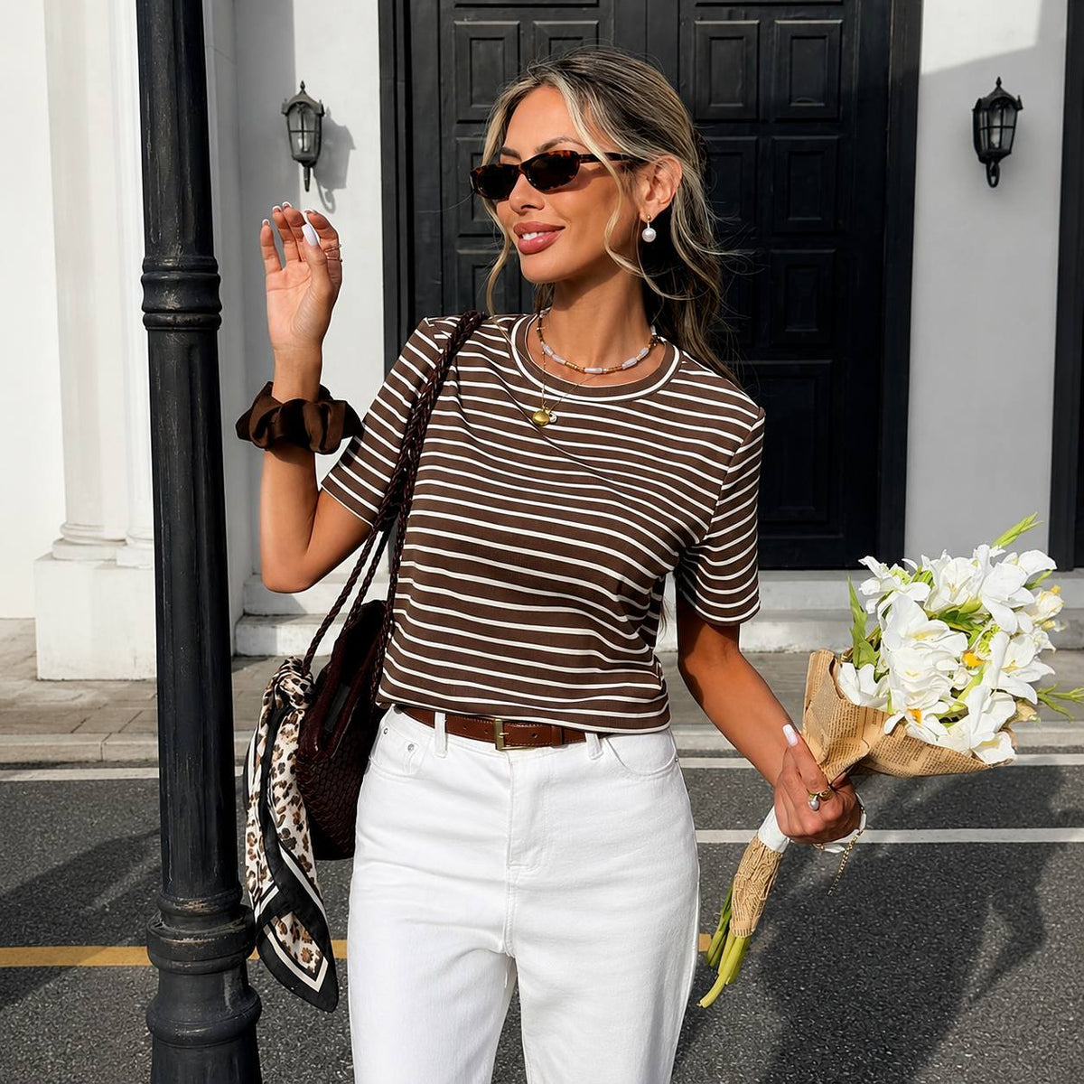 Orchélia™ Parisian Stripe Tee