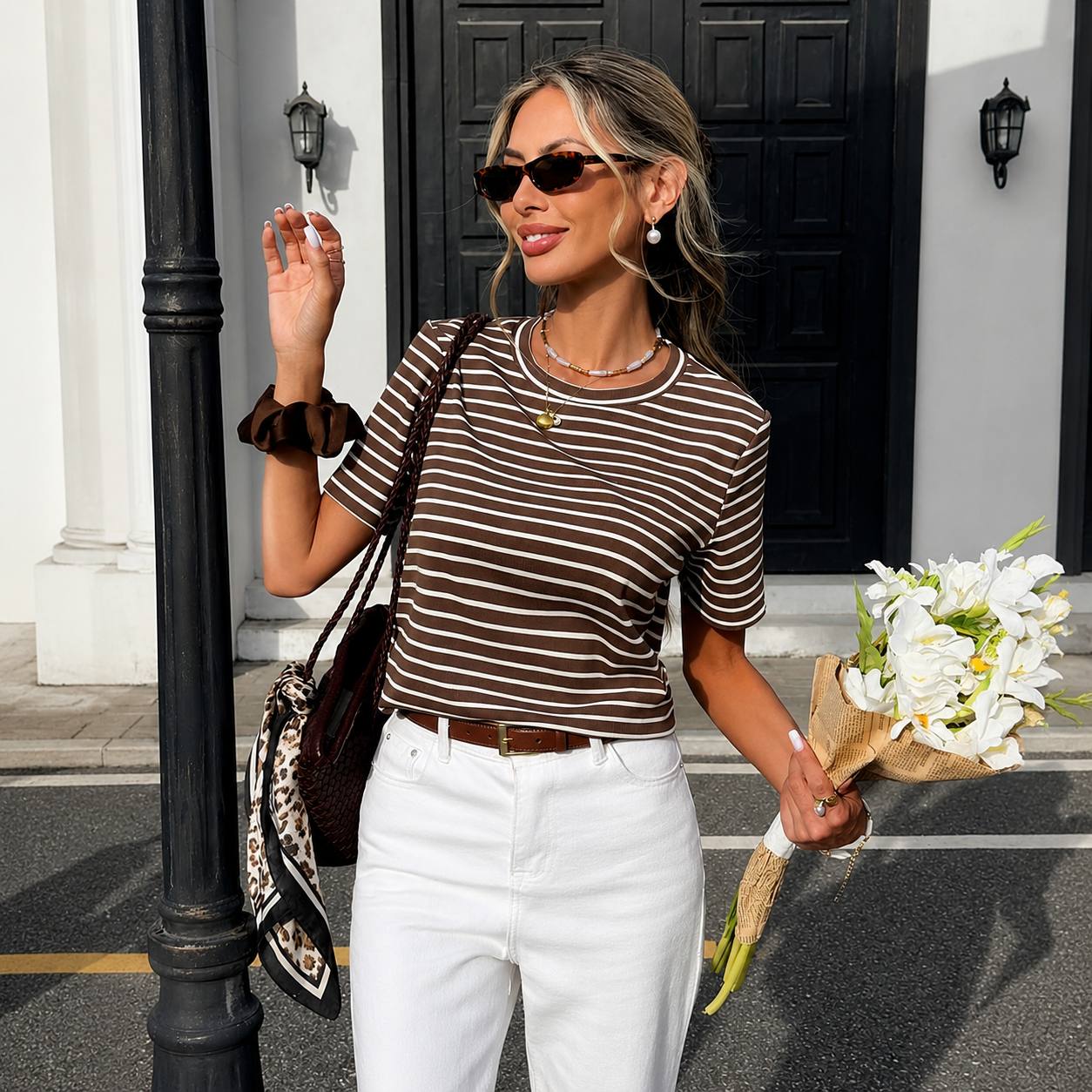 Orchélia™ Parisian Stripe Tee