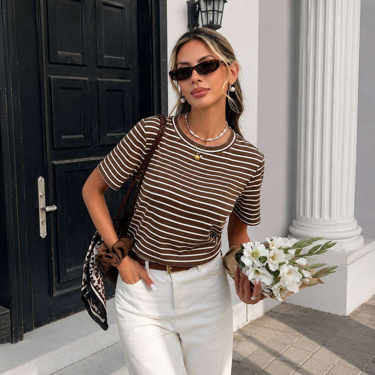 Orchélia™ Parisian Stripe Tee